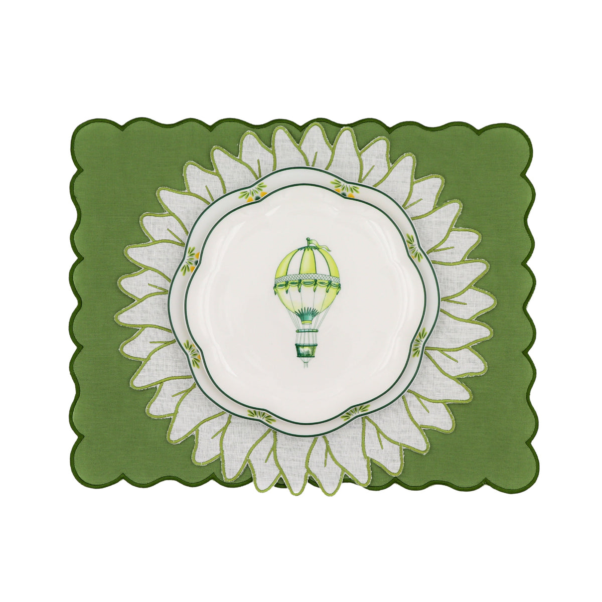 Valensole Scalloped Starter Plate - Set of 4