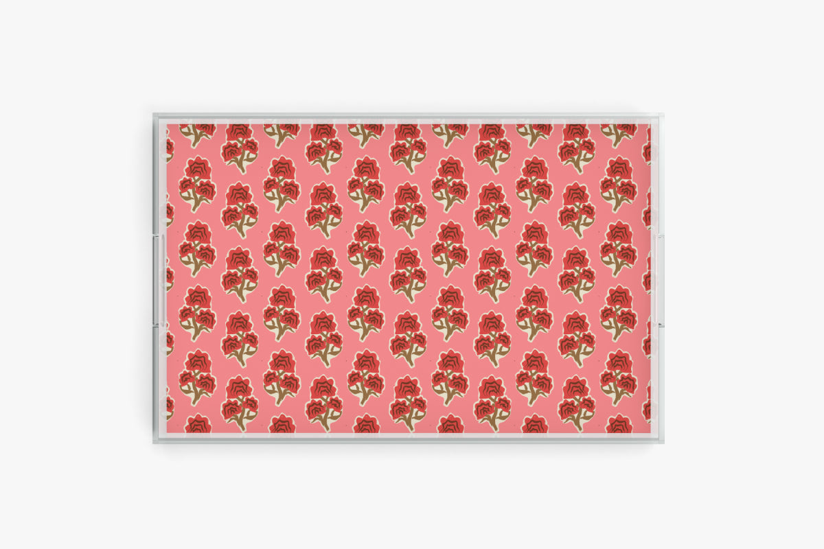 Vera Acrylic Tray - (Various Colors and Sizes)