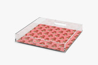 Vera Acrylic Tray - (Various Colors and Sizes)