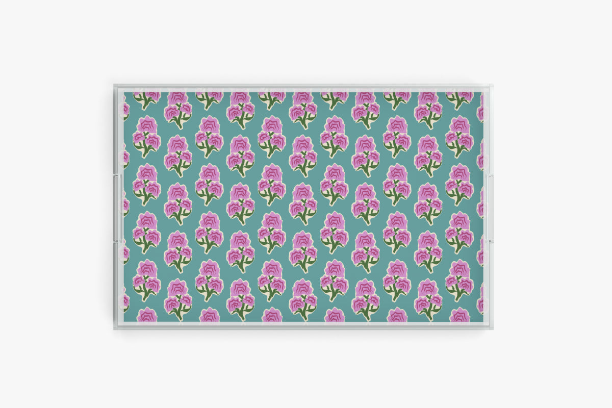 Vera Acrylic Tray - (Various Colors and Sizes)