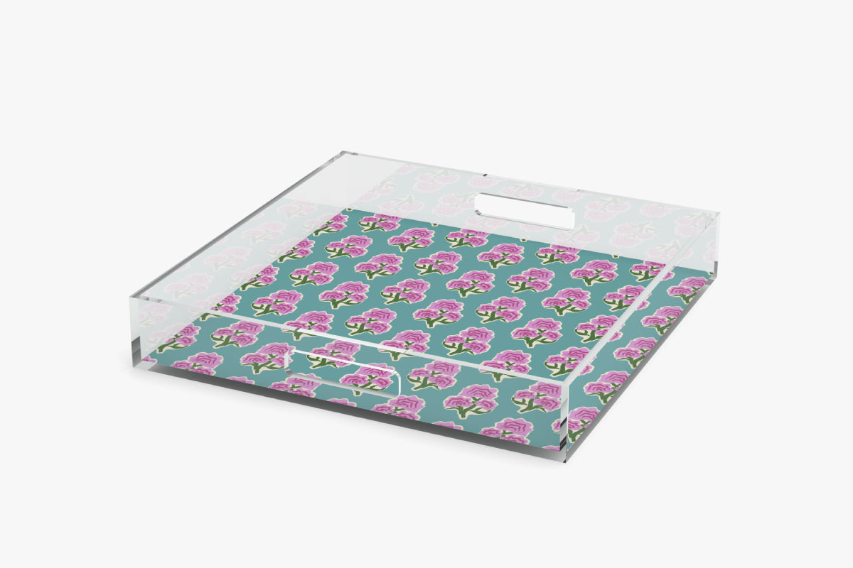 Vera Acrylic Tray - (Various Colors and Sizes)