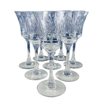 Vintage Heisey “Danish Princess” Crystal Goblets – Set of 8