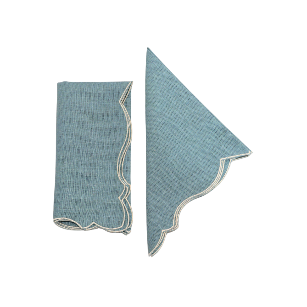 Angelina Linen Napkins, Solesmes / Ivory