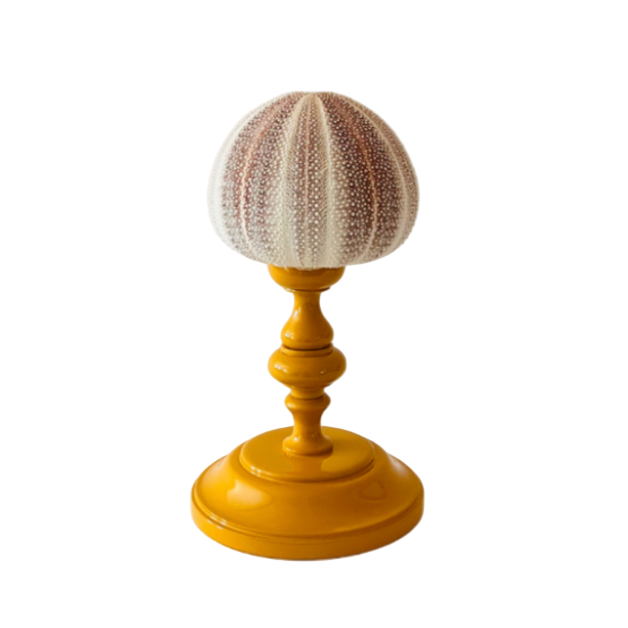 Noto Lacquered Sea Urchin Object, Yellow
