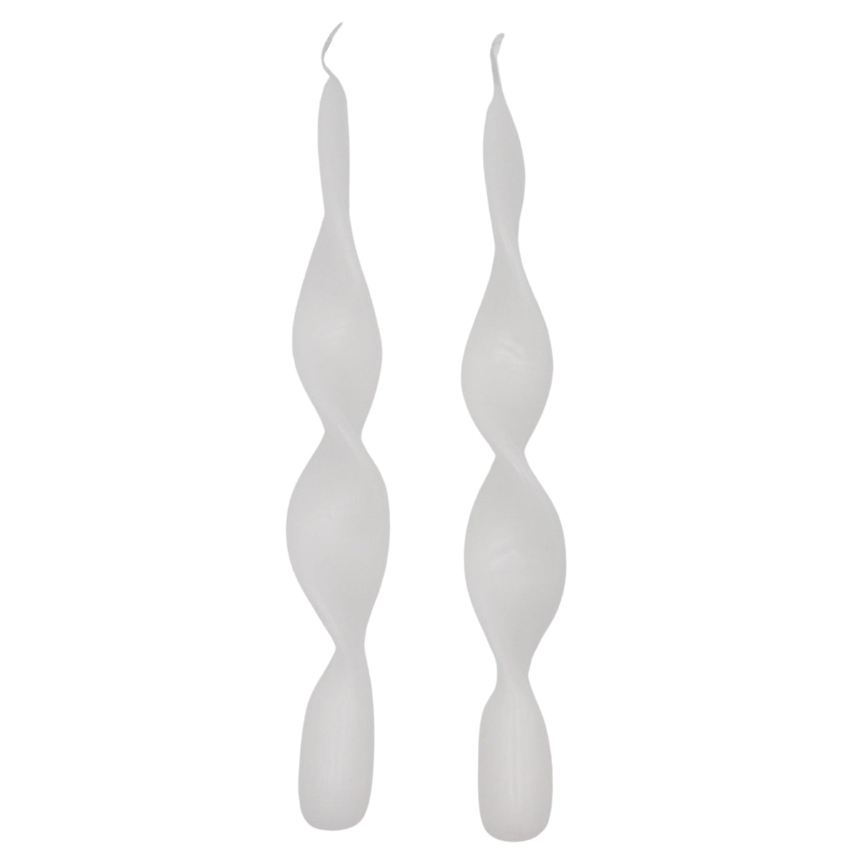 White Cotton Swirl Candle - Pack of 2
