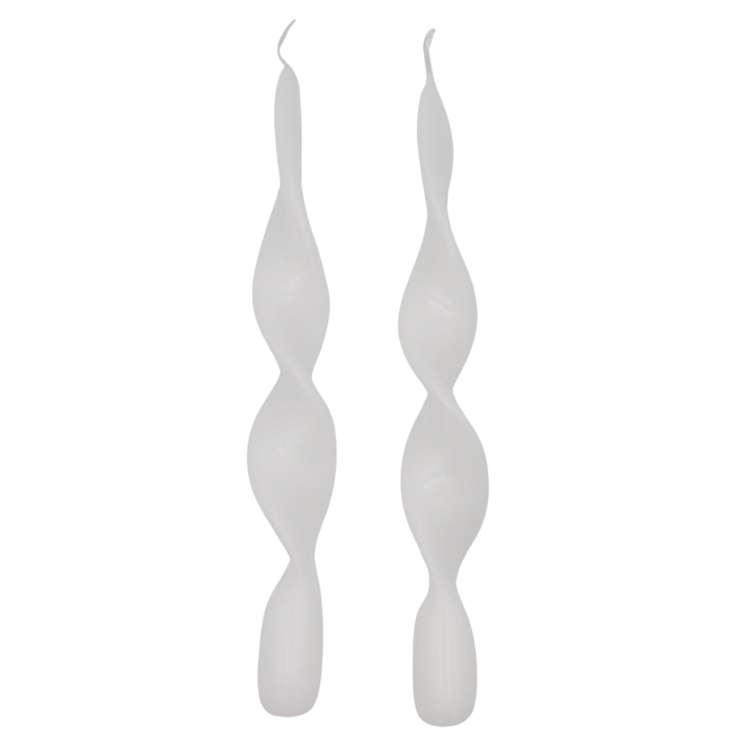 White Cotton Swirl Candle - Pack of 2