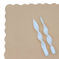 White Cotton Swirl Candle - Pack of 2