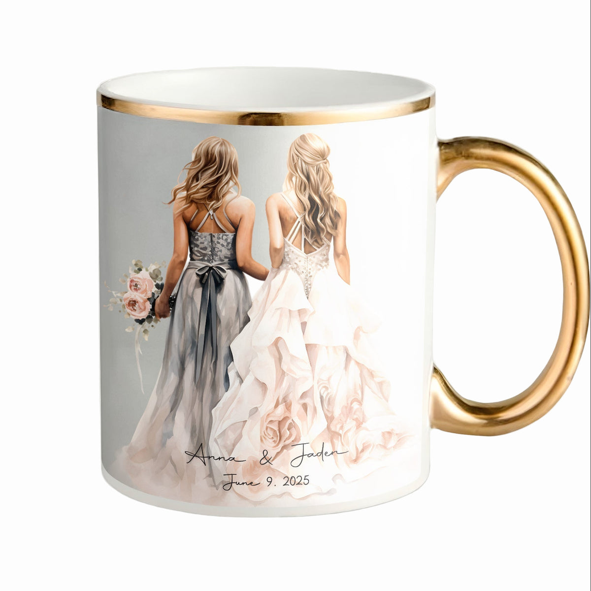 Bridesmaid Proposal Mug - Caucasian