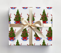 Chinoiserie Christmas Gift Wrap (Sold as Set w/ Gift Tags or Separately)