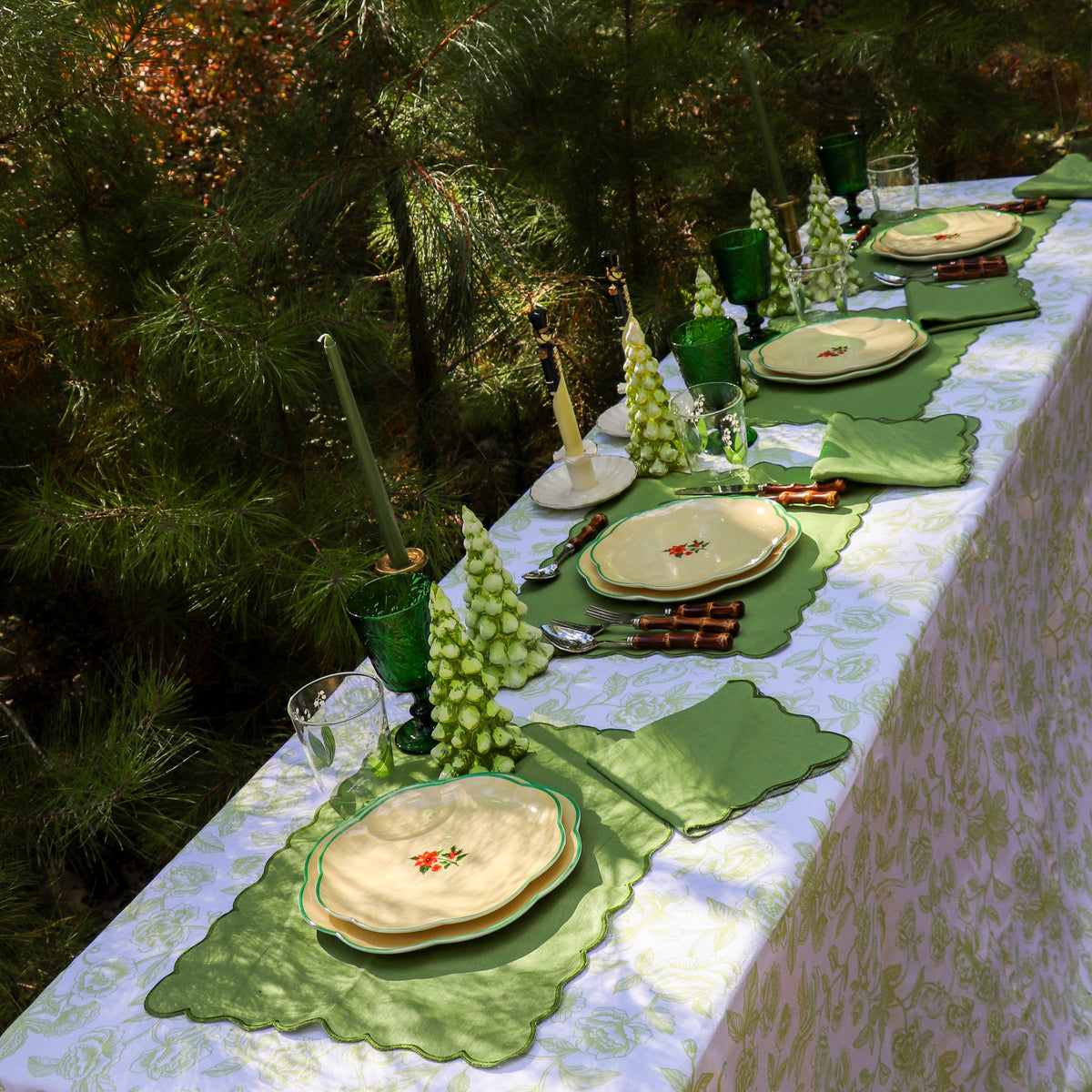 Winter-glow Pine Tree - Pair