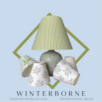 Blue Floral Sconce Shade in Sprig