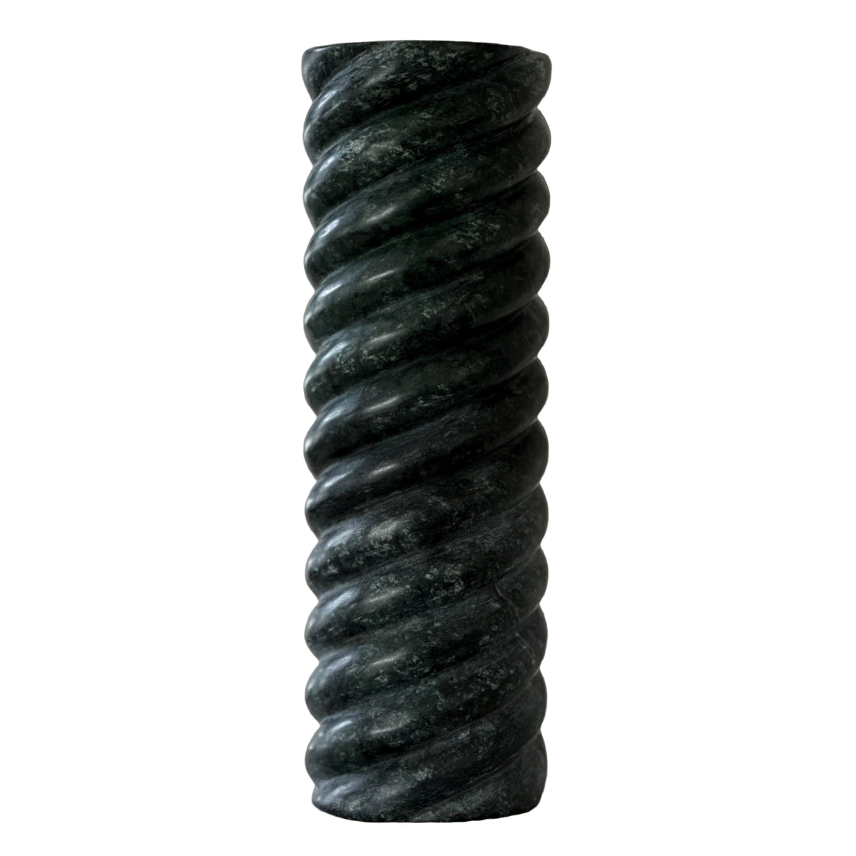 Tall Swell Vase in Emerald