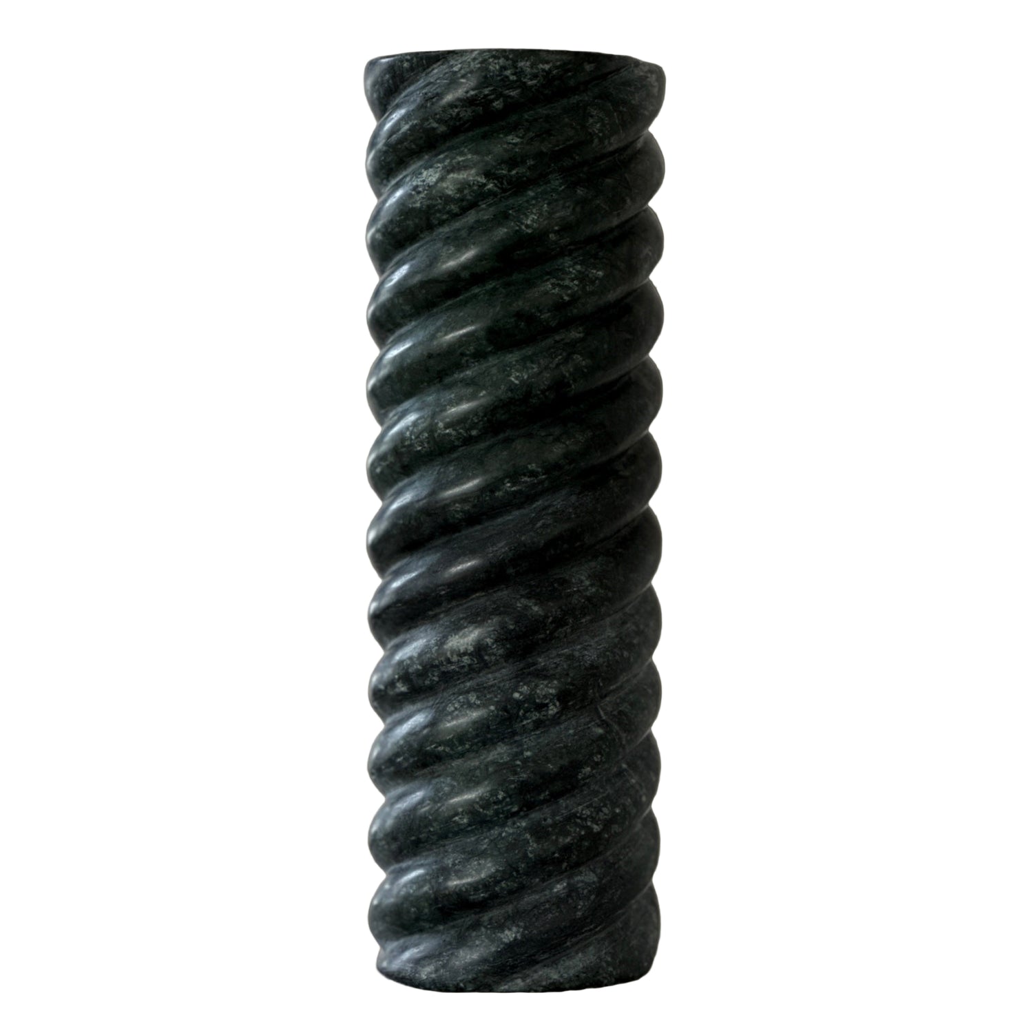 Tall Swell Vase in Emerald