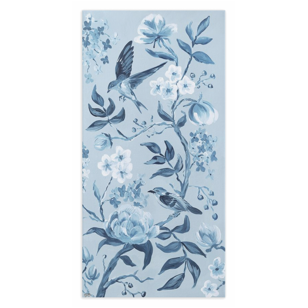 Blue Chinoiserie No. 2 – Canvas Gallery Wrap (Various Sizes)