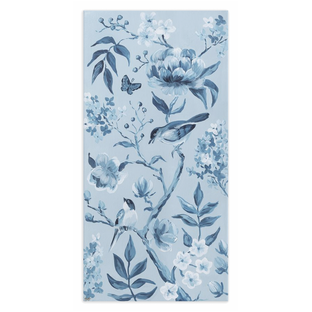 Blue Chinoiserie No. 1 – Canvas Wrap Print
