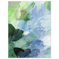 Cornflower Paint Palette – Fine Art Paper Print (Various Sizes)