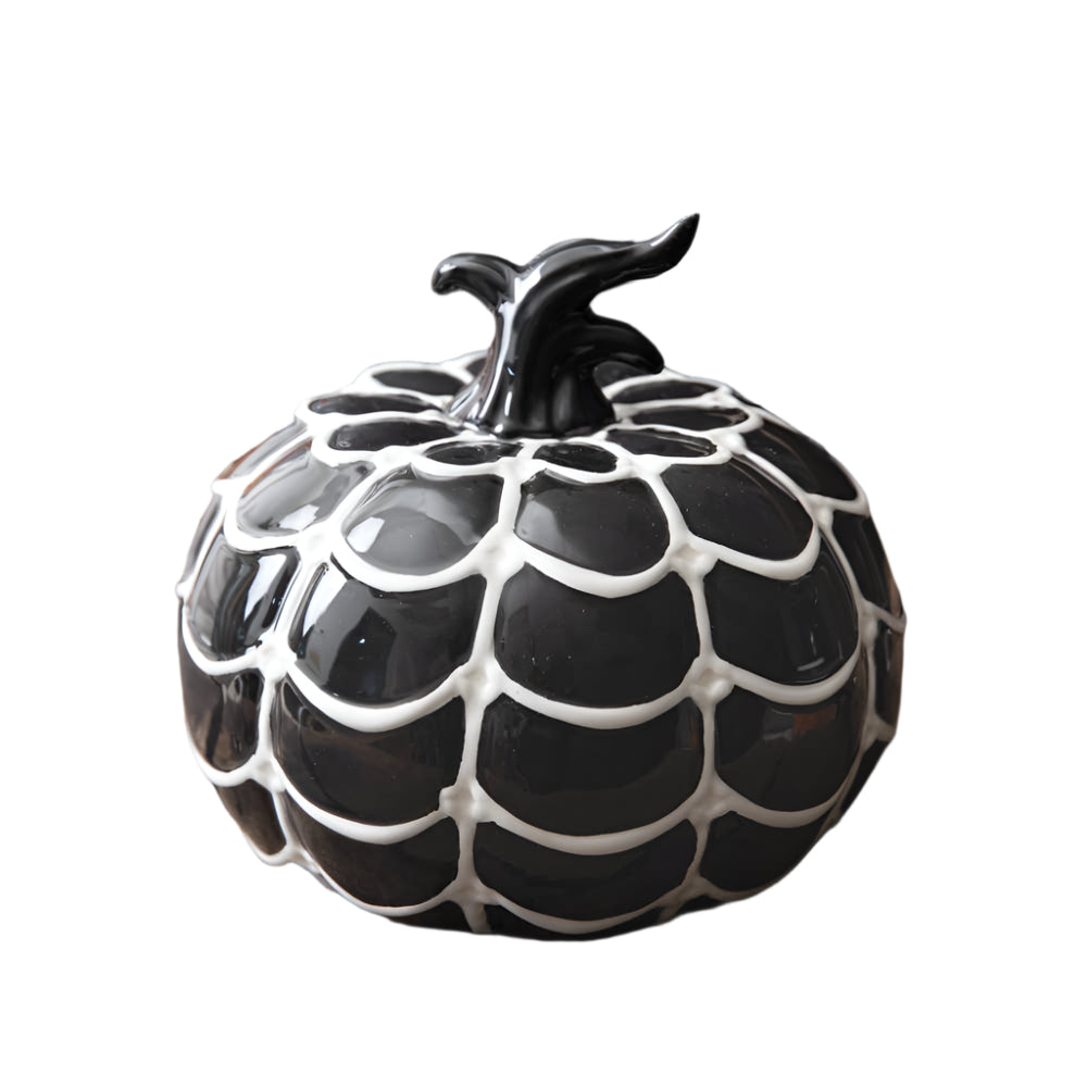 Porcelain Spiderweb Pumpkin