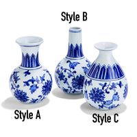 Chinoiserie Mediterranean Canton Vases (Various Styles & Sizes)