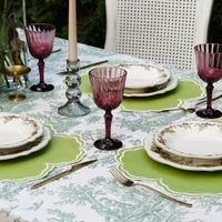 Aquelle Green Rectangle Fabric Placemat
