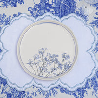 Aquelle White Rectangle Fabric Placemat