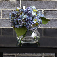 Artificial Blooming Hydrangea in Vase (various colors)