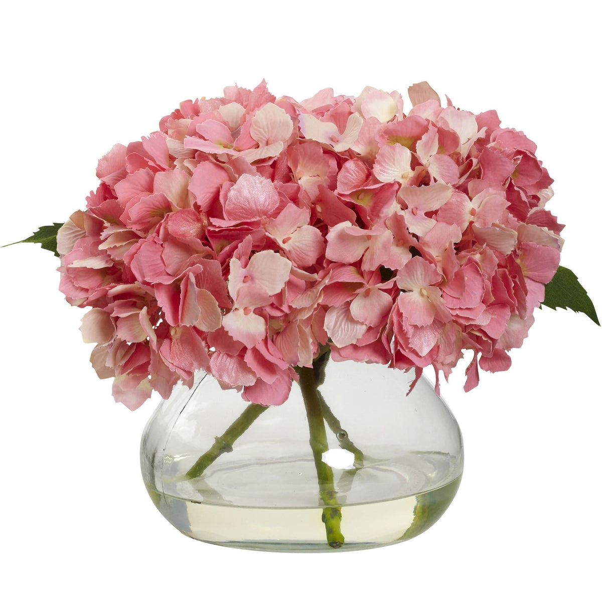 Artificial Blooming Hydrangea in Vase (various colors)