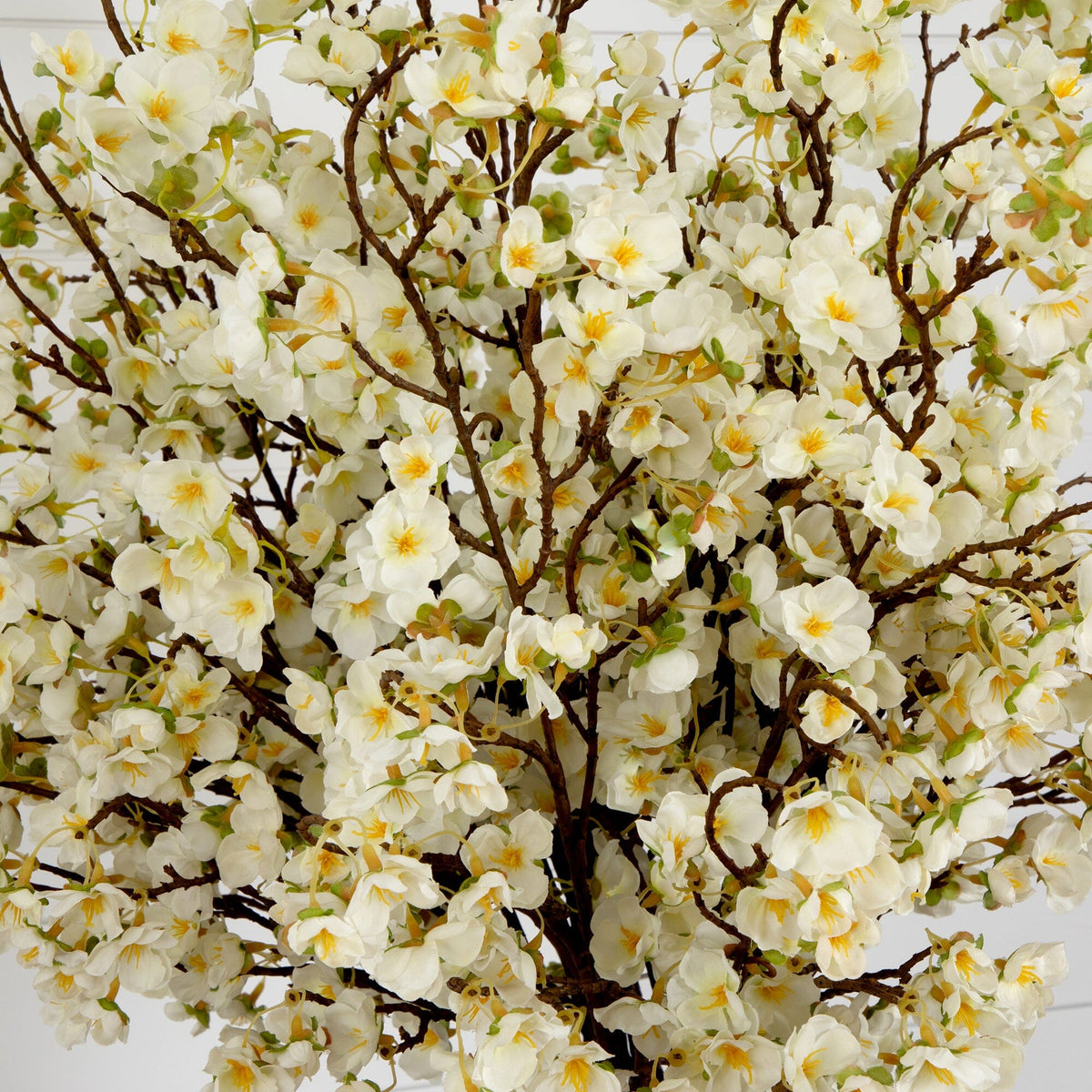Signature Collection 27” Giant Cherry Blossom Artificial Arrangement in Glass Vase (Various Colors)