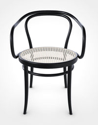 Bentwood Chair in Black Stain w/ Cane Seat