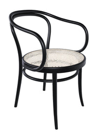 Bentwood Chair in Black Stain w/ Cane Seat