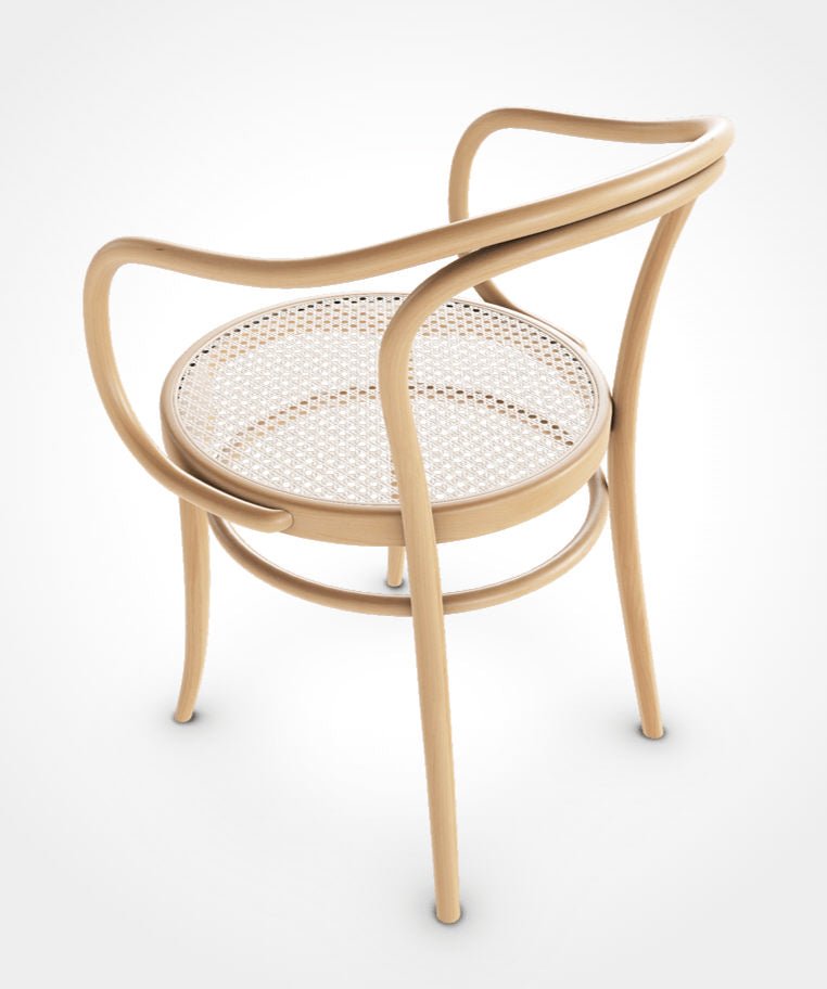 Bentwood Chair in Natural Beech w/ Cane Seat