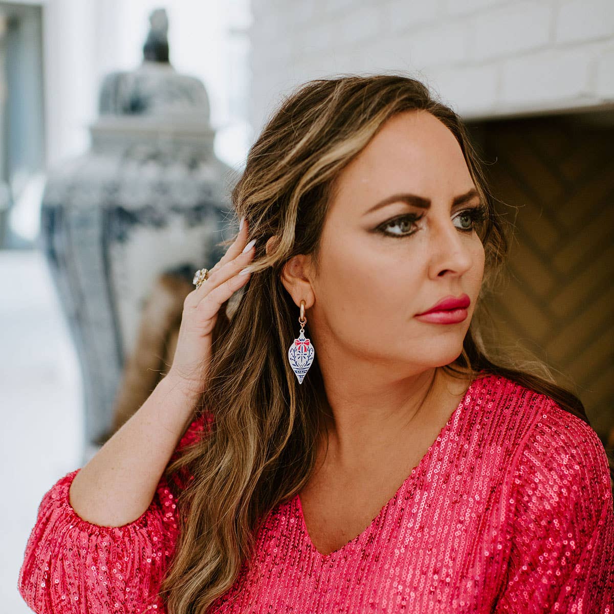 Chinoiserie Ornament Earrings