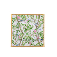 Elsie’s Garden Enameled Tori Trinket Tray – Blue & Pink