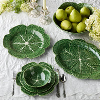 Green Cabbage Charger Plate