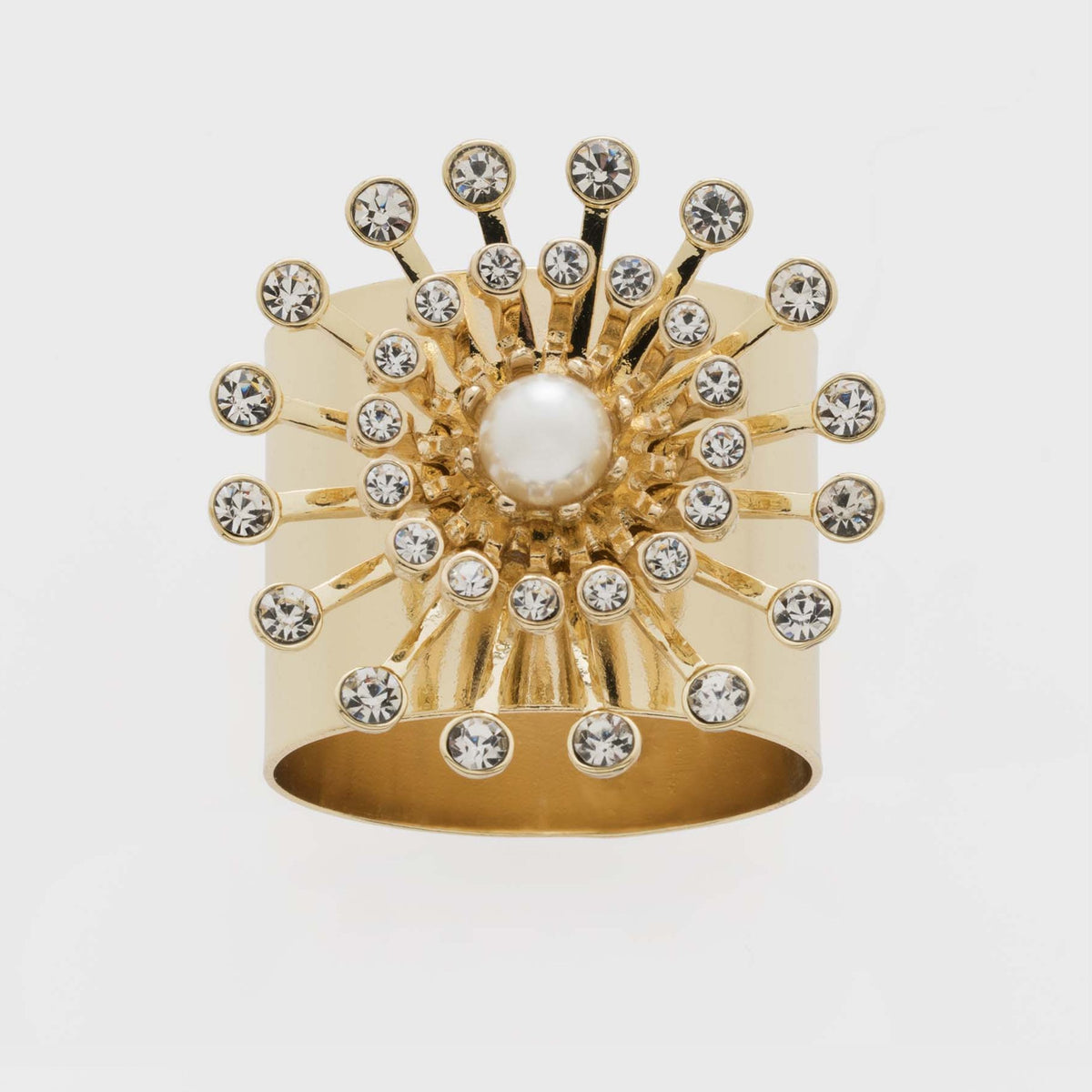 Pearl Star Napkin Rings – Set of 2