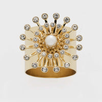 Pearl Star Napkin Rings – Set of 2
