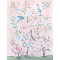 Blush Chinoiserie No. 1 – Fine Art Canvas Print (Various Sizes)