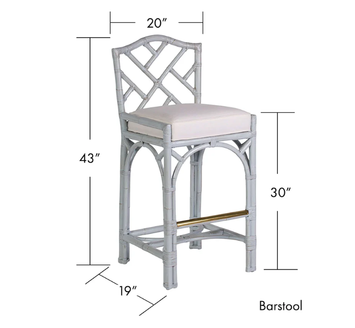 Chippendale Bar Stool