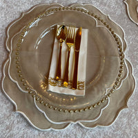 Sorelle Beige and White Placemat