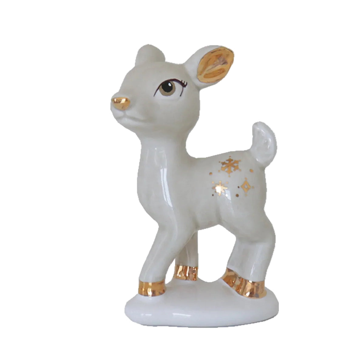 Retro Reindeer Baby in Beige