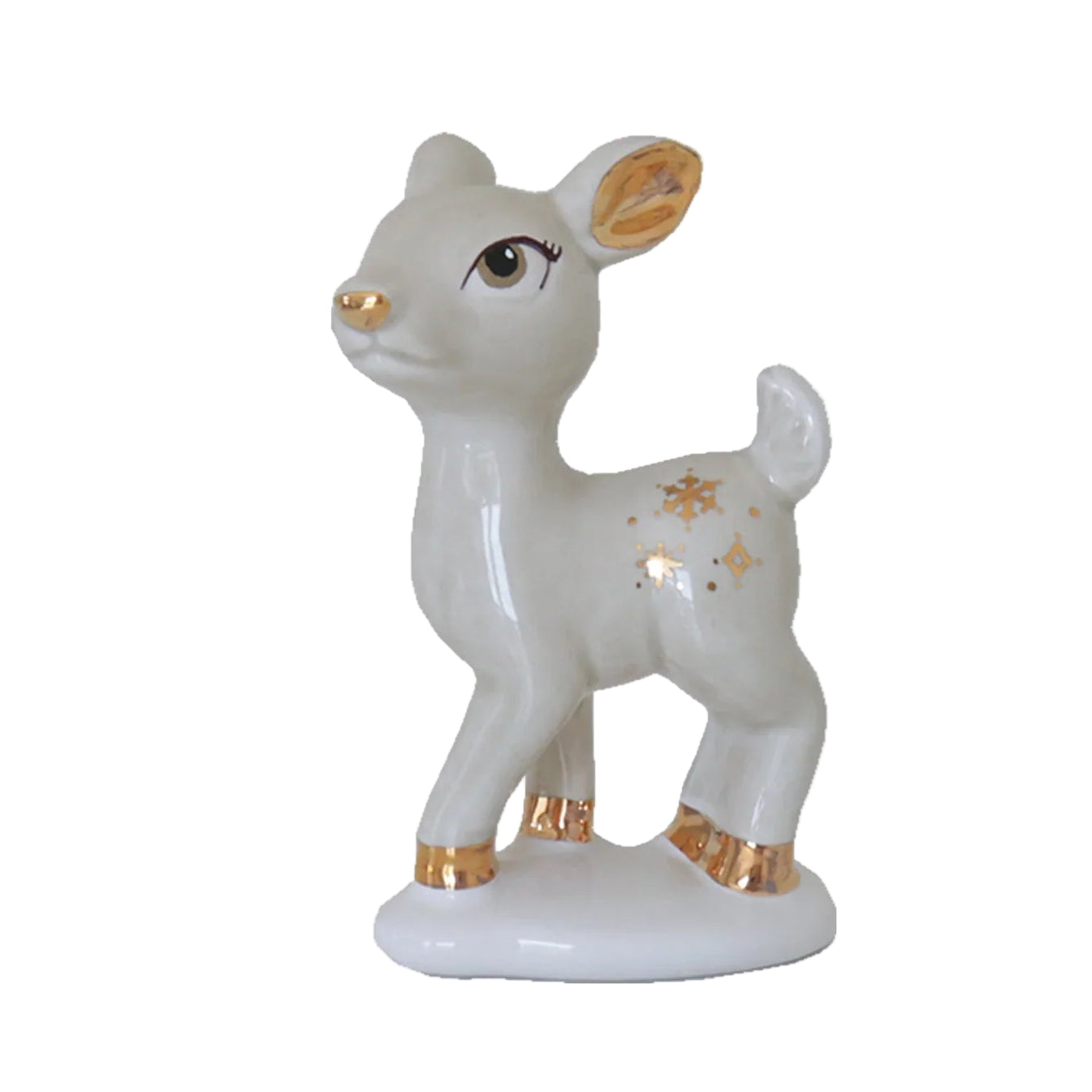 Retro Reindeer Baby in Beige