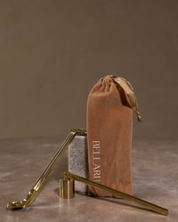 Brushed Gold Candle Wick Trimmer and Snuffer Set