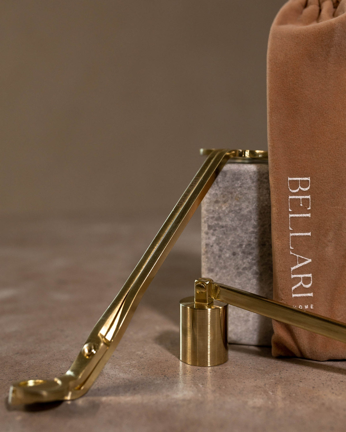 Brushed Gold Candle Wick Trimmer and Snuffer Set