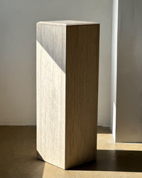 Natural Honed Travertine Column Large - 39" Architectural Stone
