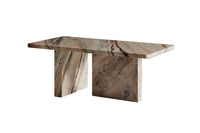 Livella Sawar Marble Coffee Table - Rectangular 48" x 24"
