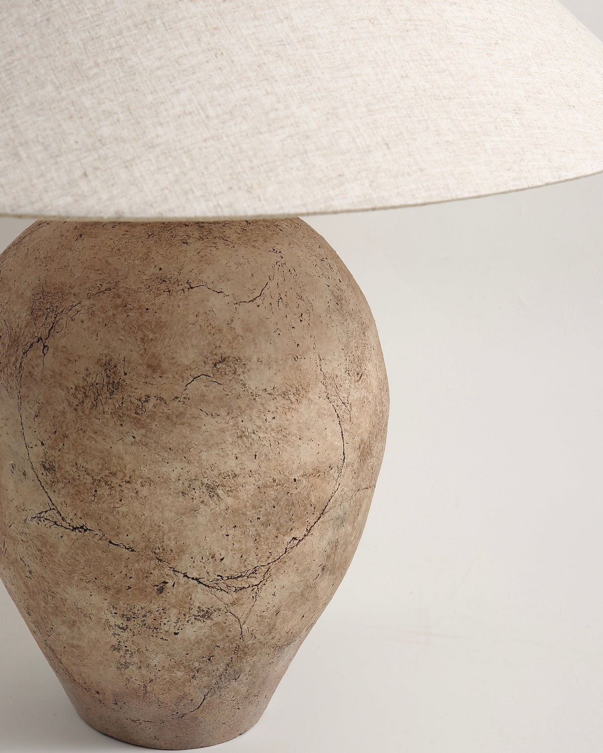 Avianna Table Lamp - Textured Tan Ceramic Base 27.5" Modern