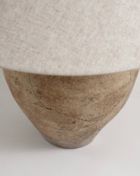 Avianna Table Lamp - Textured Tan Ceramic Base 27.5" Modern