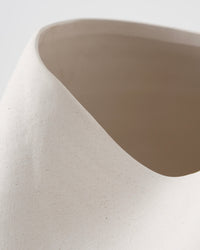 Delamo Ceramic Vase - 17" Large Decorative Vessel (2 Colors)
