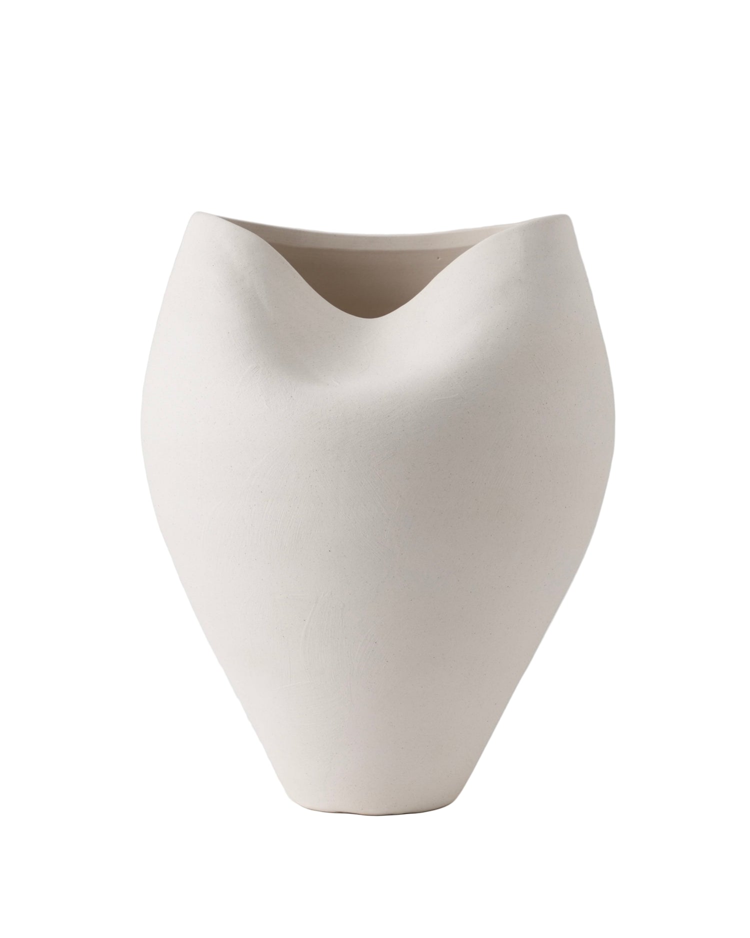Delamo Ceramic Vase - 17" Large Decorative Vessel (2 Colors)