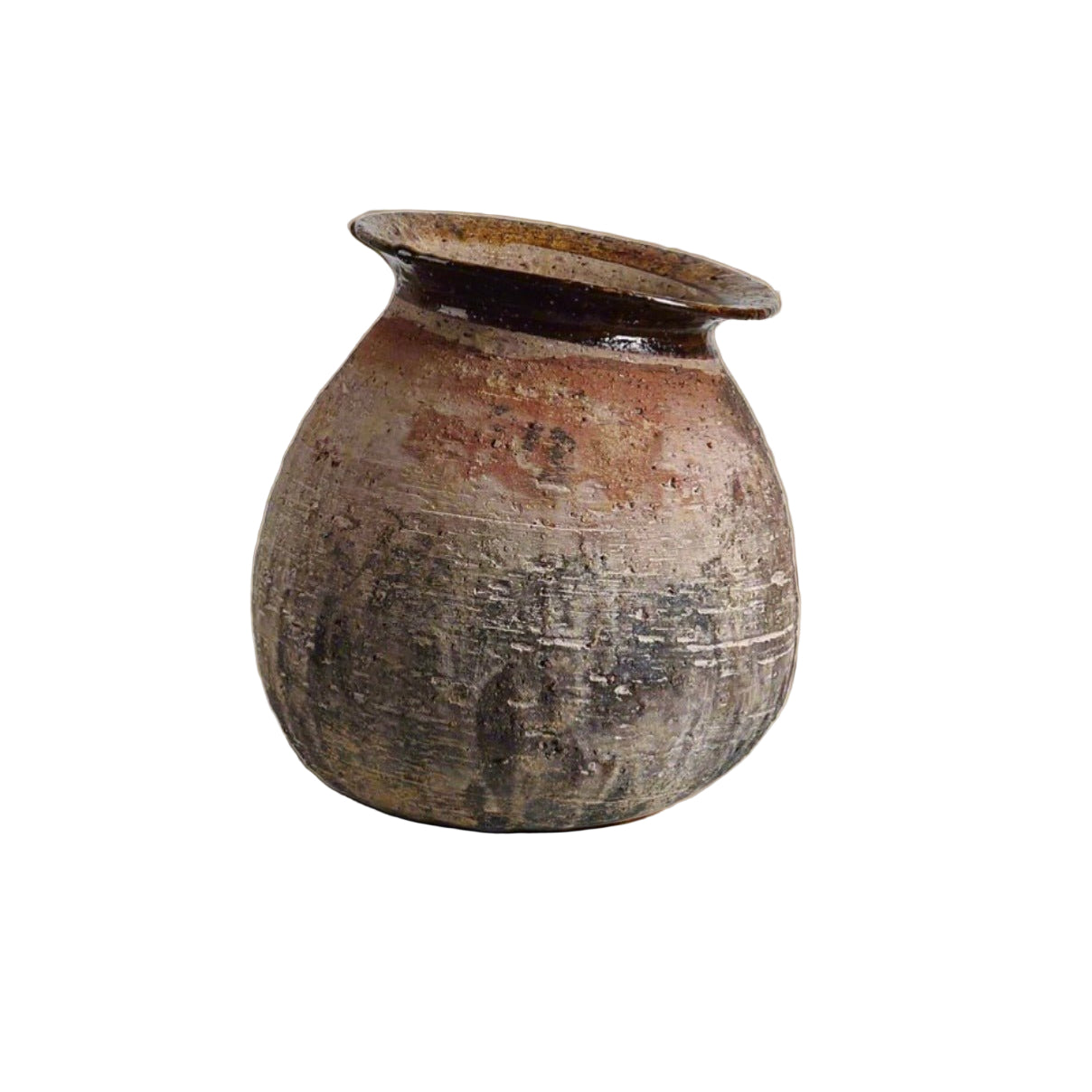 Durango Handcrafted Brown Rustic Vase - 9.4" x 10.2"