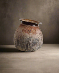 Durango Handcrafted Brown Rustic Vase - 9.4" x 10.2"